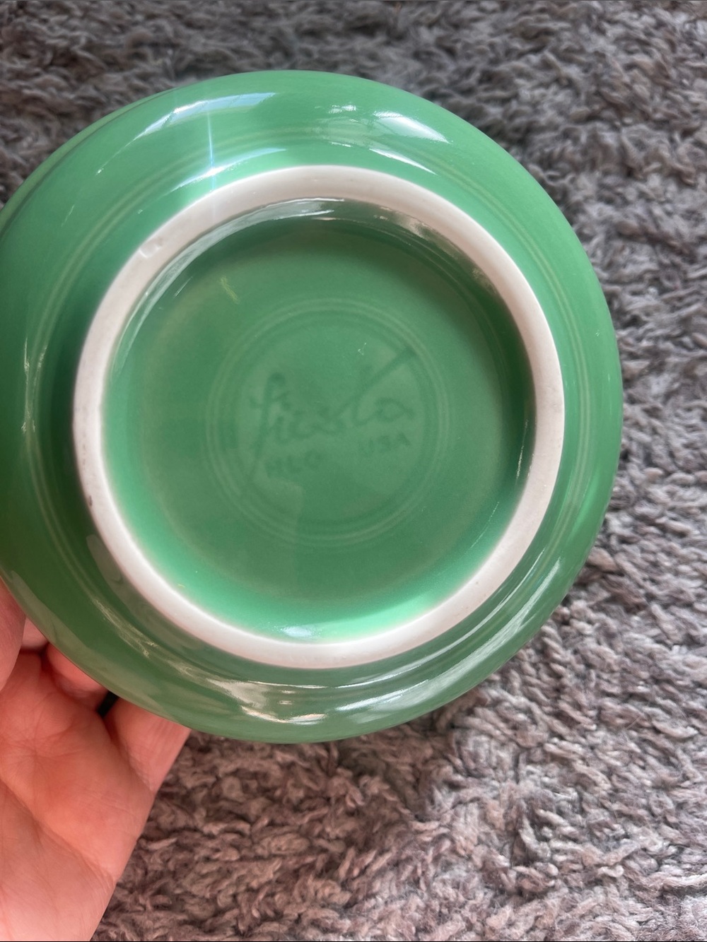 Fiesta Green Ceramic Bowls - Set of 2 - Picture 2 of 6